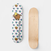 Little Miss Dotty | Kleurrijke Stippen Skateboard (Voorkant)