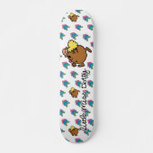 Little Miss Dotty | Kleurrijke Stippen Skateboard (Voorkant)