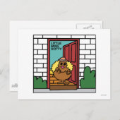 Little Miss Dotty | Open deur Briefkaart (Voorkant / Achterkant)