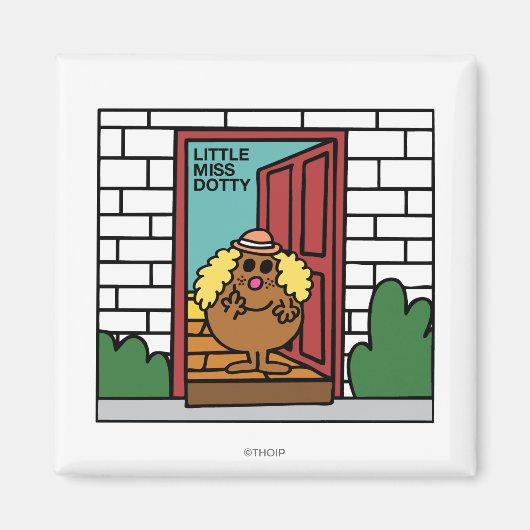 Little Miss Dotty | Open deur Magneet (Voorkant)