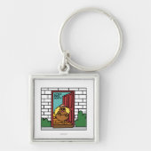 Little Miss Dotty | Open deur Sleutelhanger (Voorkant)