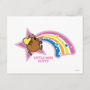 Little Miss Dotty   Regenbogen achtervolgen Briefkaart