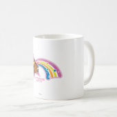 Little Miss Dotty | Regenbogen achtervolgen Koffiemok (Voorkant rechts)