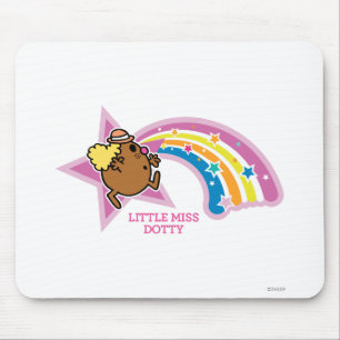 Little Miss Dotty   Regenbogen achtervolgen Muismat