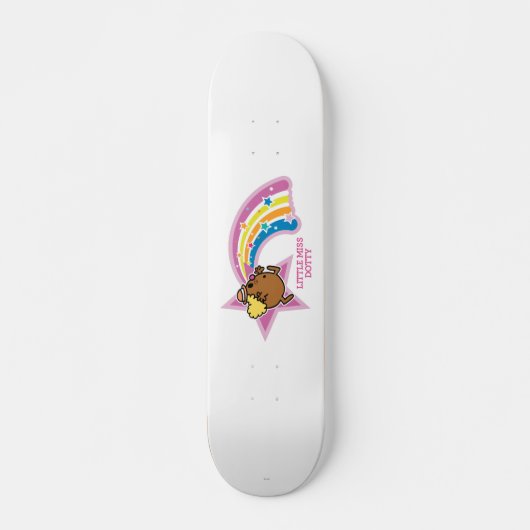 Little Miss Dotty | Regenbogen achtervolgen Persoonlijk Skateboard (Voorkant)