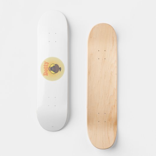 Little Miss Dotty | schijnwerper Skateboard (Voorkant)