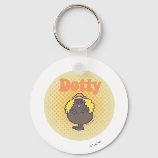 Little Miss Dotty | schijnwerper Sleutelhanger (Voorkant)