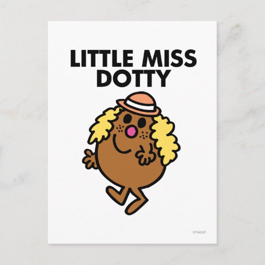 Little Miss Dotty Waving Briefkaart (Voorkant)