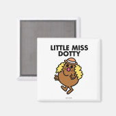 Little Miss Dotty Waving Magneet (Voorkant / Achterkant)