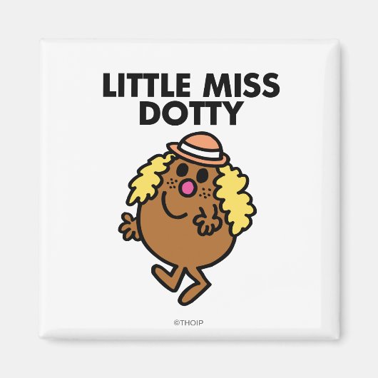 Little Miss Dotty Waving Magneet (Voorkant)
