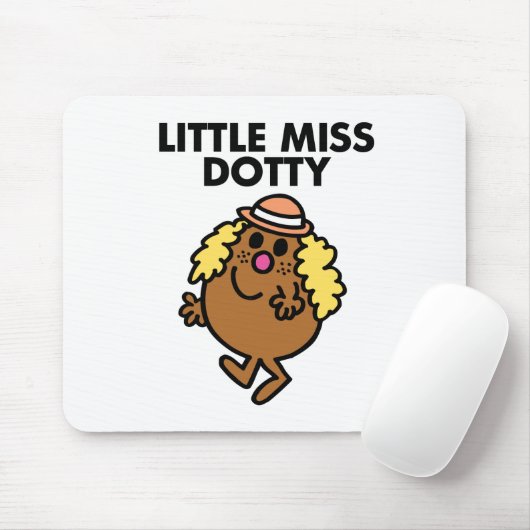 Little Miss Dotty Waving Muismat (Met muis)