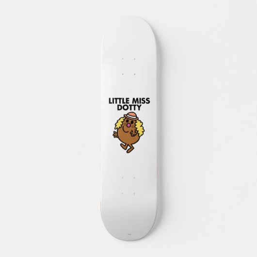 Little Miss Dotty Waving Persoonlijk Skateboard (Voorkant)