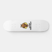 Little Miss Dotty | zwarte belettering Skateboard (Horizontaal)