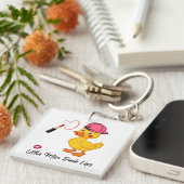 "Little Miss Duck Lips" Sleutelhanger (Voorkant Rechts)