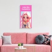 Little Miss Elf Canvas Afdruk (Insitu (Woonkamer))