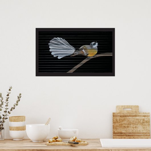 Little Miss Fantail Poster (Keuken)