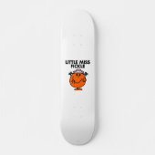 Little Miss Fickle | zwarte belettering Skateboard (Voorkant)