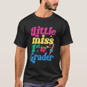 Little Miss First Grade Grappig Terug naar school  T-shirt