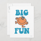 Little Miss Fun | Big Fun Briefkaart (Voorkant / Achterkant)