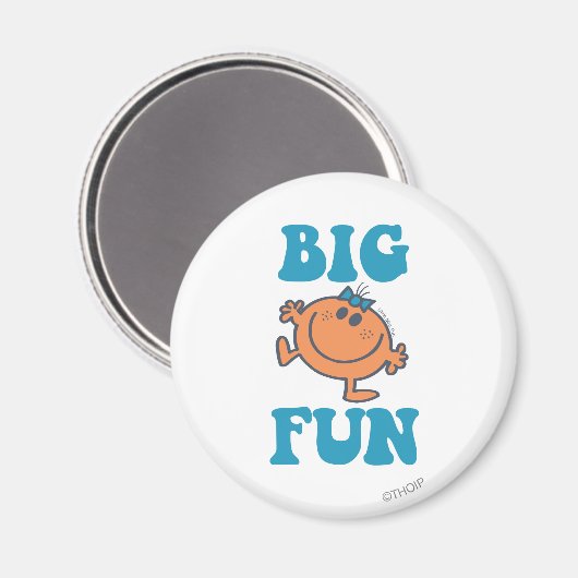 Little Miss Fun | Big Fun Magneet (Voorkant / Achterkant)