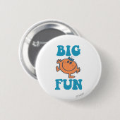 Little Miss Fun | Big Fun Ronde Button 5,7 Cm (Voorkant /achterkant)