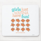 Little Miss Fun | Meisjes willen gewoon plezier he Muismat (Voorkant)