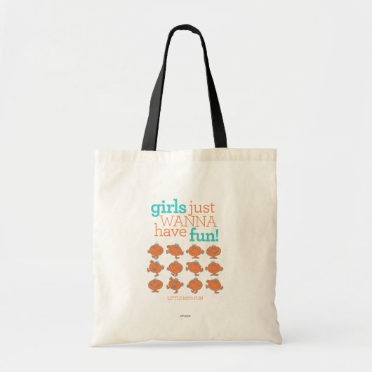 Little Miss Fun | Meisjes willen gewoon plezier he Tote Bag (Voorkant)