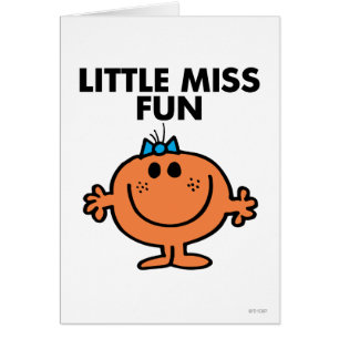 Little Miss Fun zwarte belettering