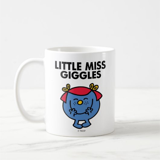 Little Miss Giggles | Black Lettering Koffiemok (Links)