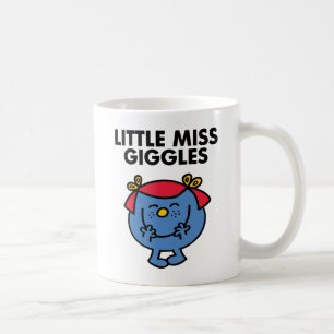 Little Miss Giggles   Black Lettering Koffiemok