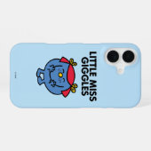 Little Miss Giggles | Zwarte Lettering iPhone 16 Hoesje (Achterkant horizontaal)