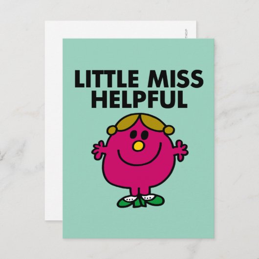 Little Miss Helpful Classic Briefkaart (Voorkant / Achterkant)