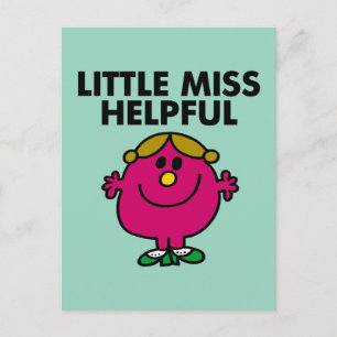 Little Miss Helpful Classic Briefkaart