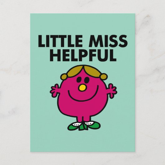 Little Miss Helpful Classic Briefkaart (Voorkant)