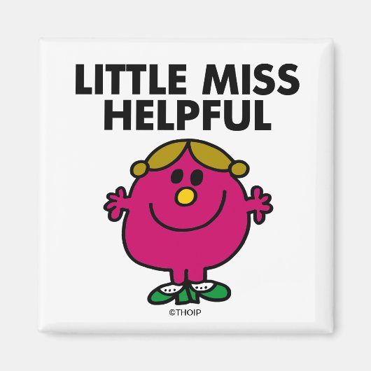 Little Miss Helpful Classic Magneet (Voorkant)