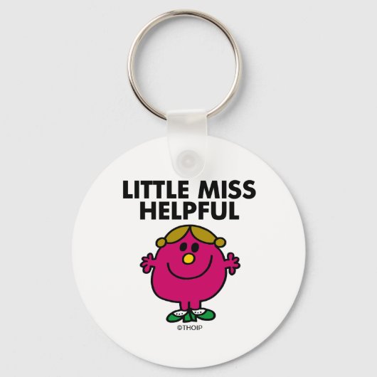 Little Miss Helpful Classic Sleutelhanger (Achterkant)