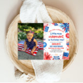 Little Miss Independent 4th van 1 juli Verjaardag Kaart