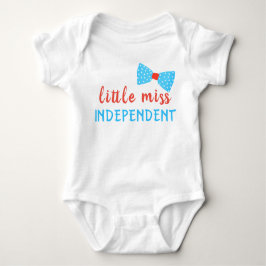Little Miss Independent Bow Romper