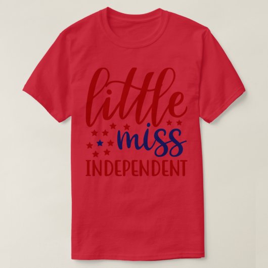 Little Miss Independent T-shirt (Design voorkant)