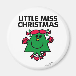 Little Miss Kerstmis Smile Magneet