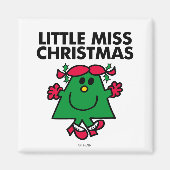 Little Miss Kerstmis Smile Magneet (Voorkant)