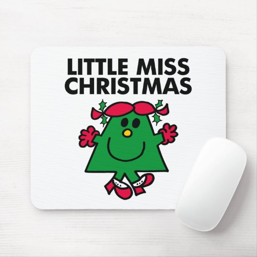Little Miss Kerstmis Smile Muismat (Met muis)