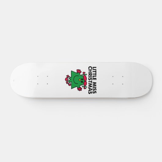 Little Miss Kerstmis Smile Skateboard (Horizontaal)