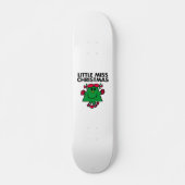Little Miss Kerstmis Smile Skateboard (Voorkant)