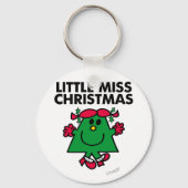 Little Miss Kerstmis Smile Sleutelhanger (Voorkant)