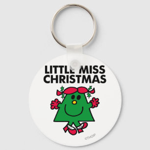 Little Miss Kerstmis Smile Sleutelhanger