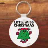 Little Miss Kerstmis Smile Sleutelhanger (Voorkant)