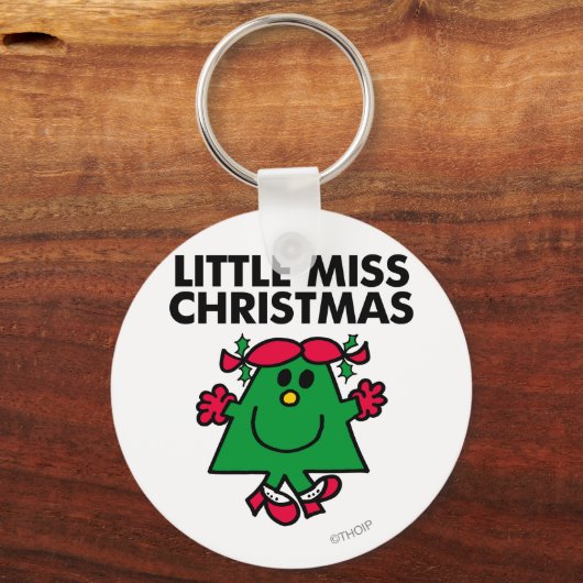Little Miss Kerstmis Smile Sleutelhanger (Voorkant)