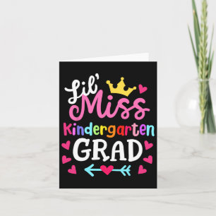 Little Miss Kindergarten Laatste schooldag 2025 g Kaart