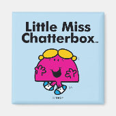 Little Miss | Kleine Miss Chatterbox is zo schatti Magneet (Voorkant)